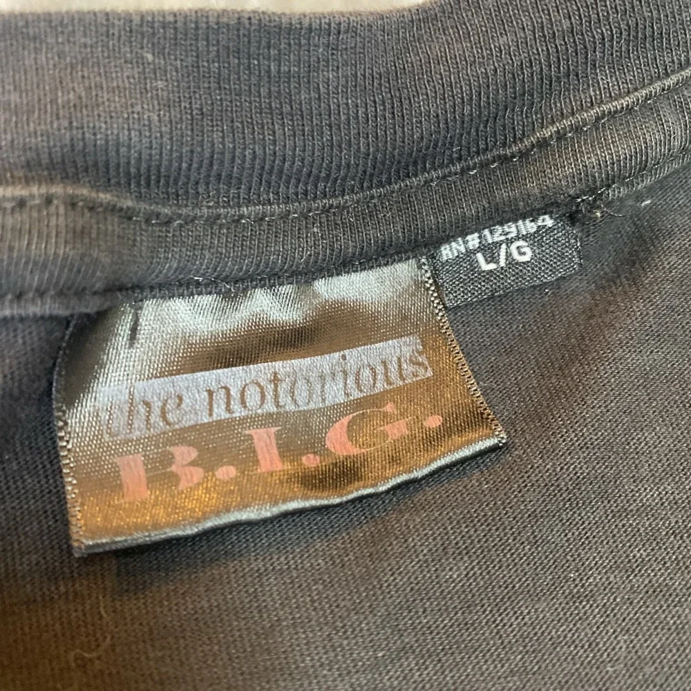 The Notorious B.I.G. Graphic T-Shirt Mens Large Black Ready To Die Album Art Tee - Picture 4 of 6